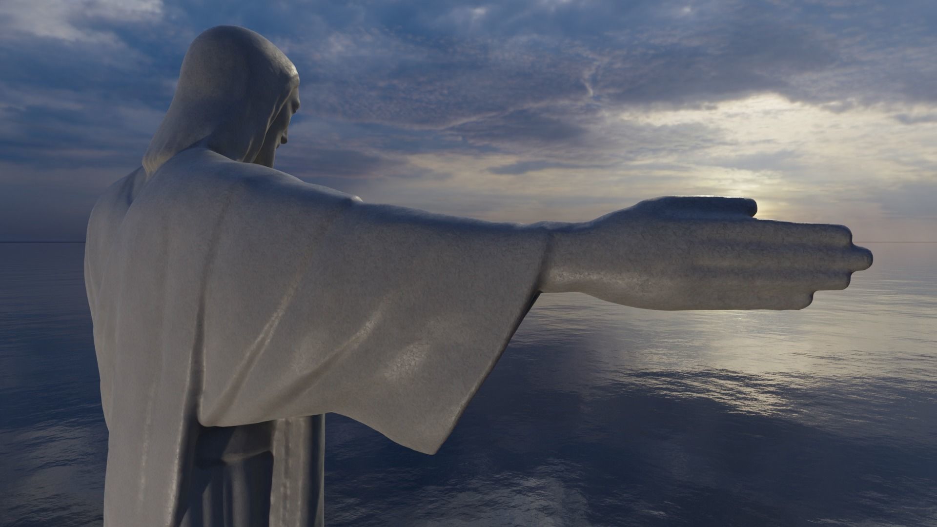 Corcovado Christ Redeemer 3D Printable 3D model_24