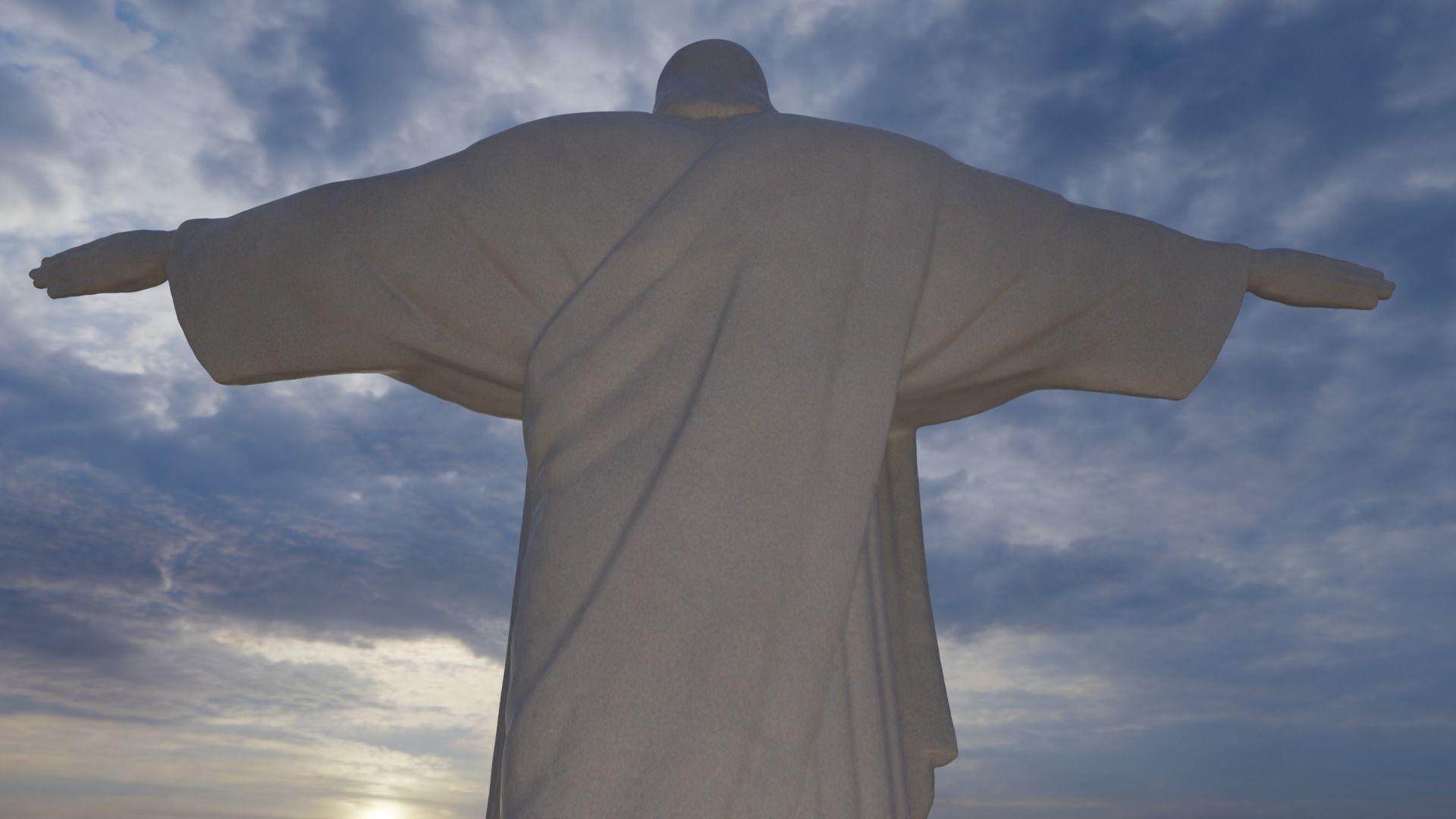Corcovado Christ Redeemer 3D Printable 3D model_13