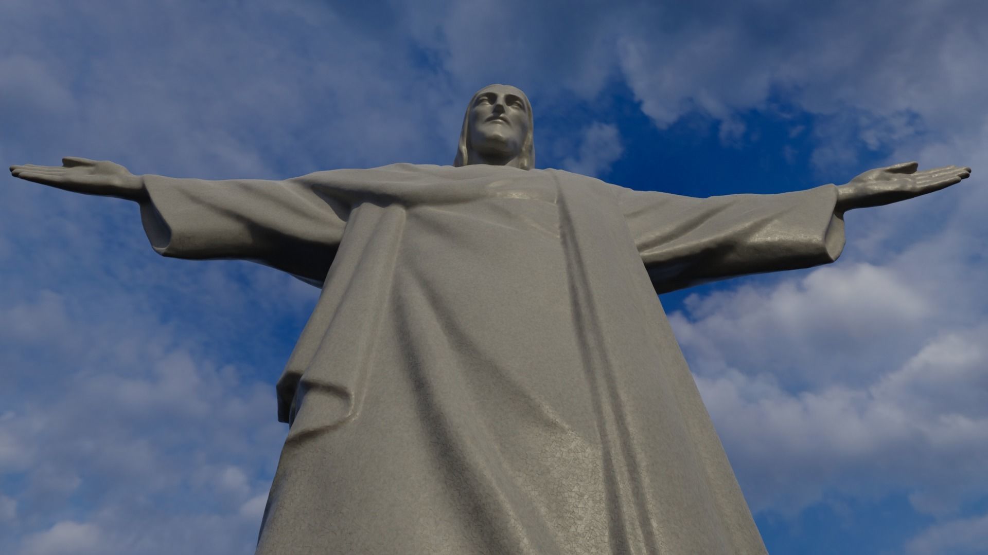 Corcovado Christ Redeemer 3D Printable 3D model_9