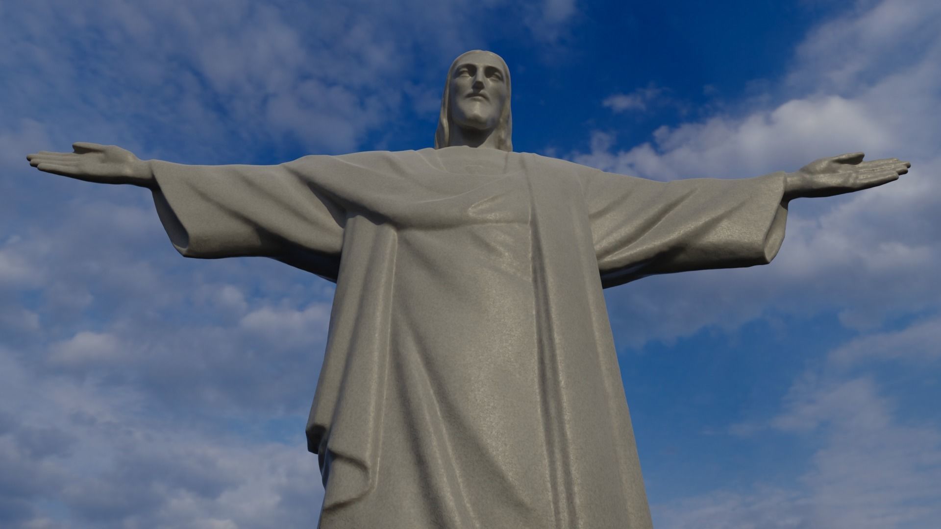 Corcovado Christ Redeemer 3D Printable 3D model_5