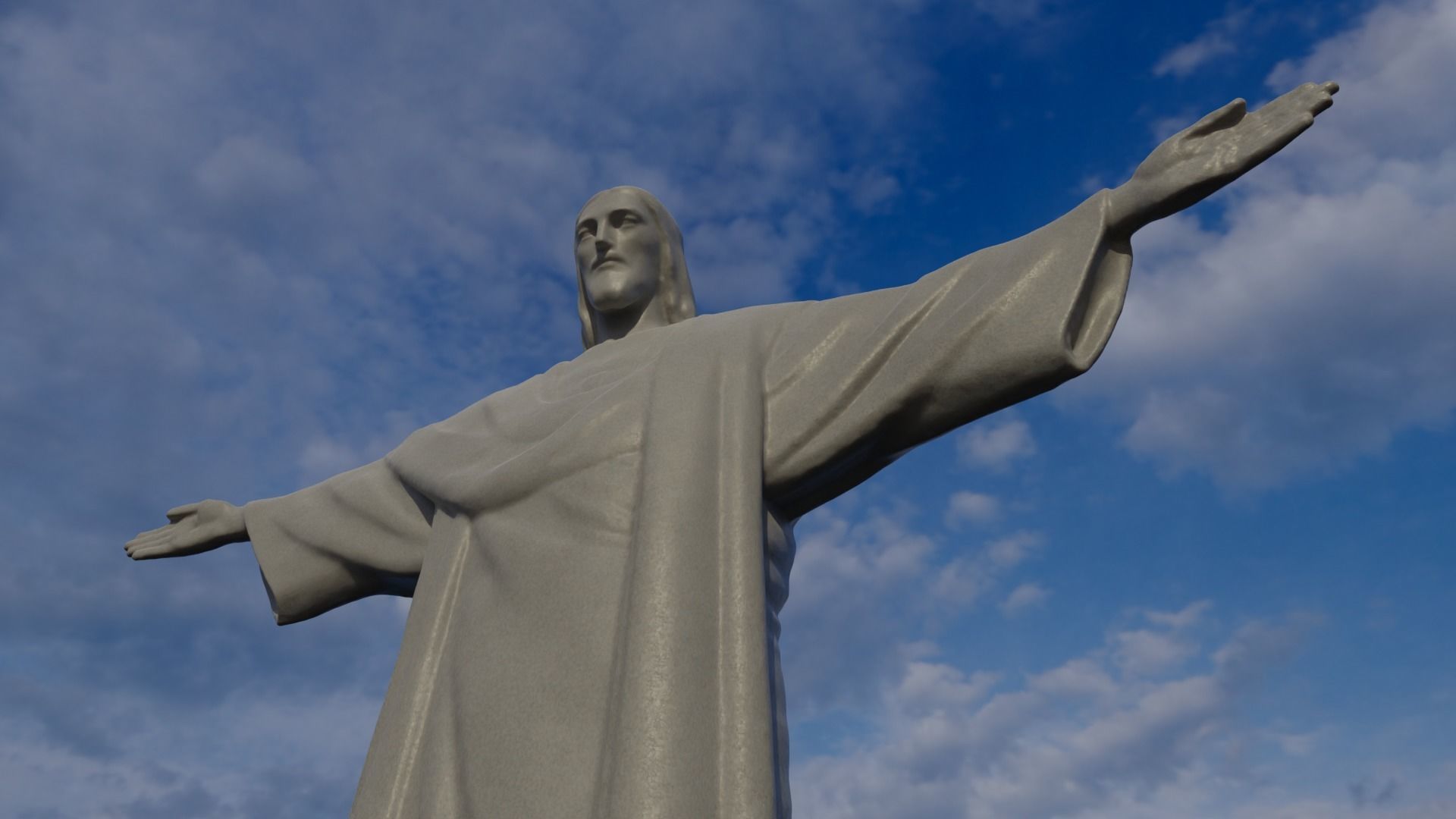 Corcovado Christ Redeemer 3D Printable 3D model_8