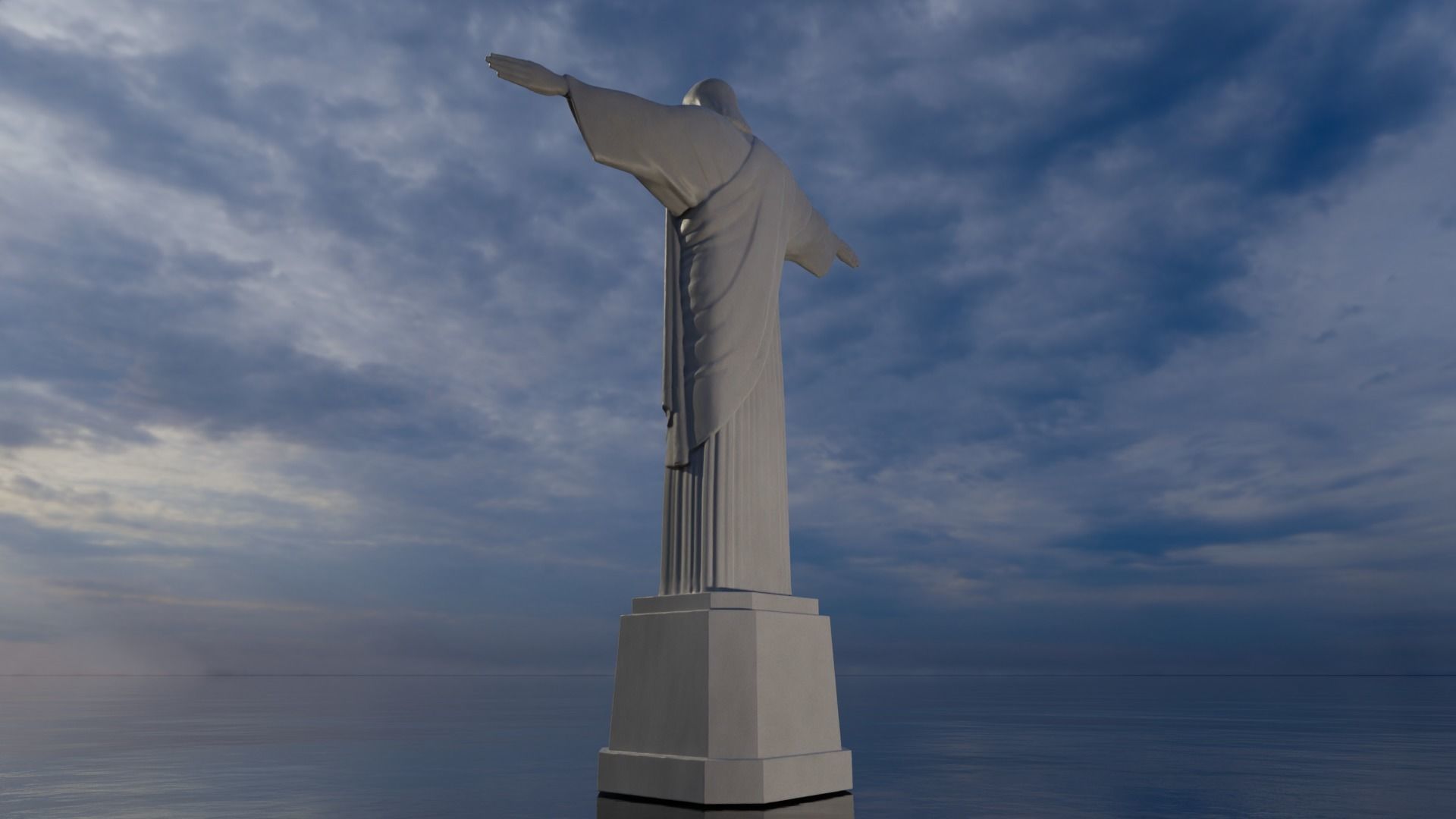 Corcovado Christ Redeemer 3D Printable 3D model_19