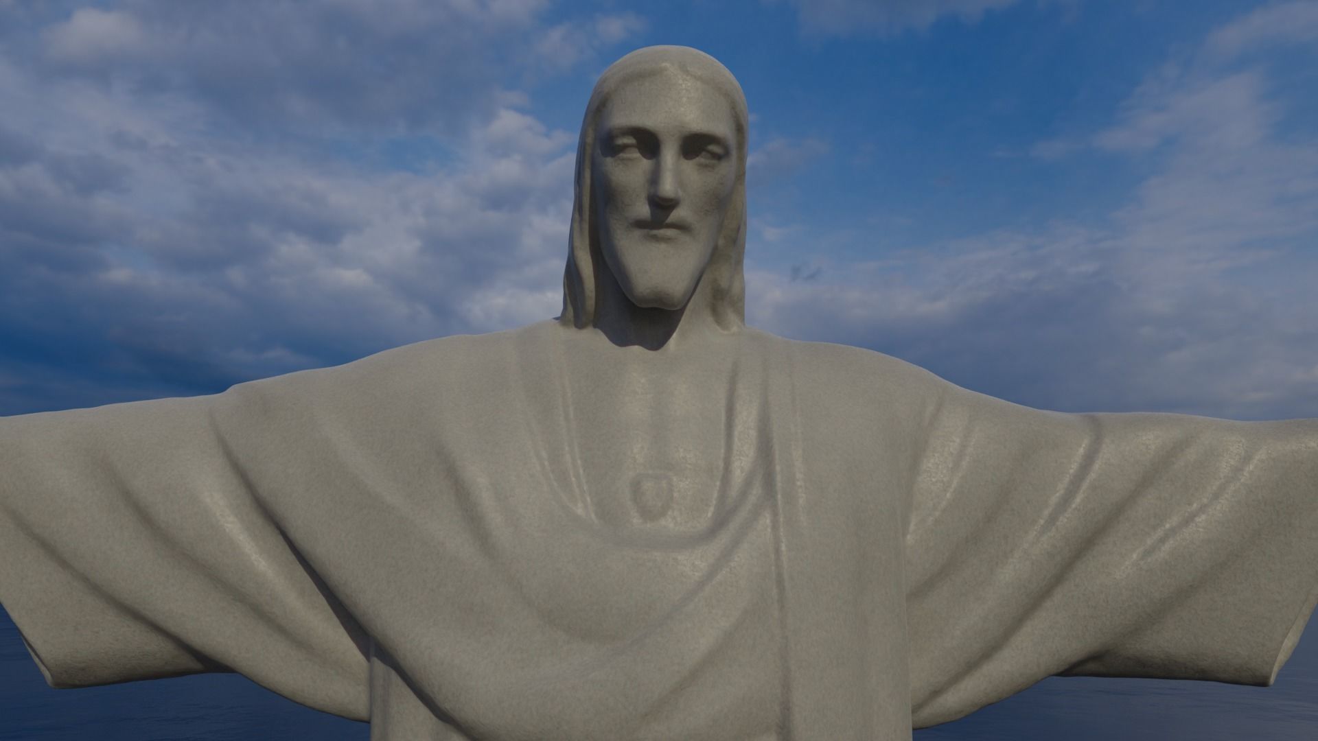 Corcovado Christ Redeemer 3D Printable 3D model_6