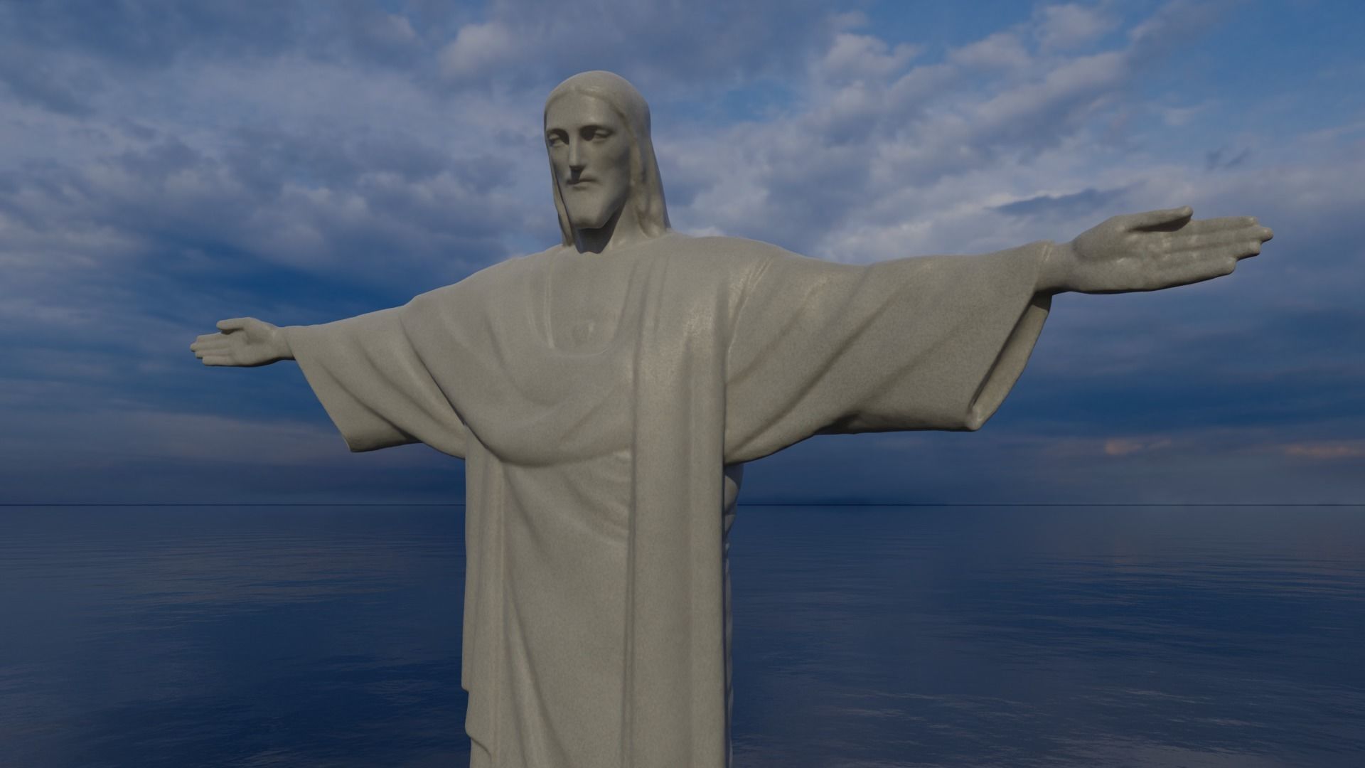 Corcovado Christ Redeemer 3D Printable 3D model_3