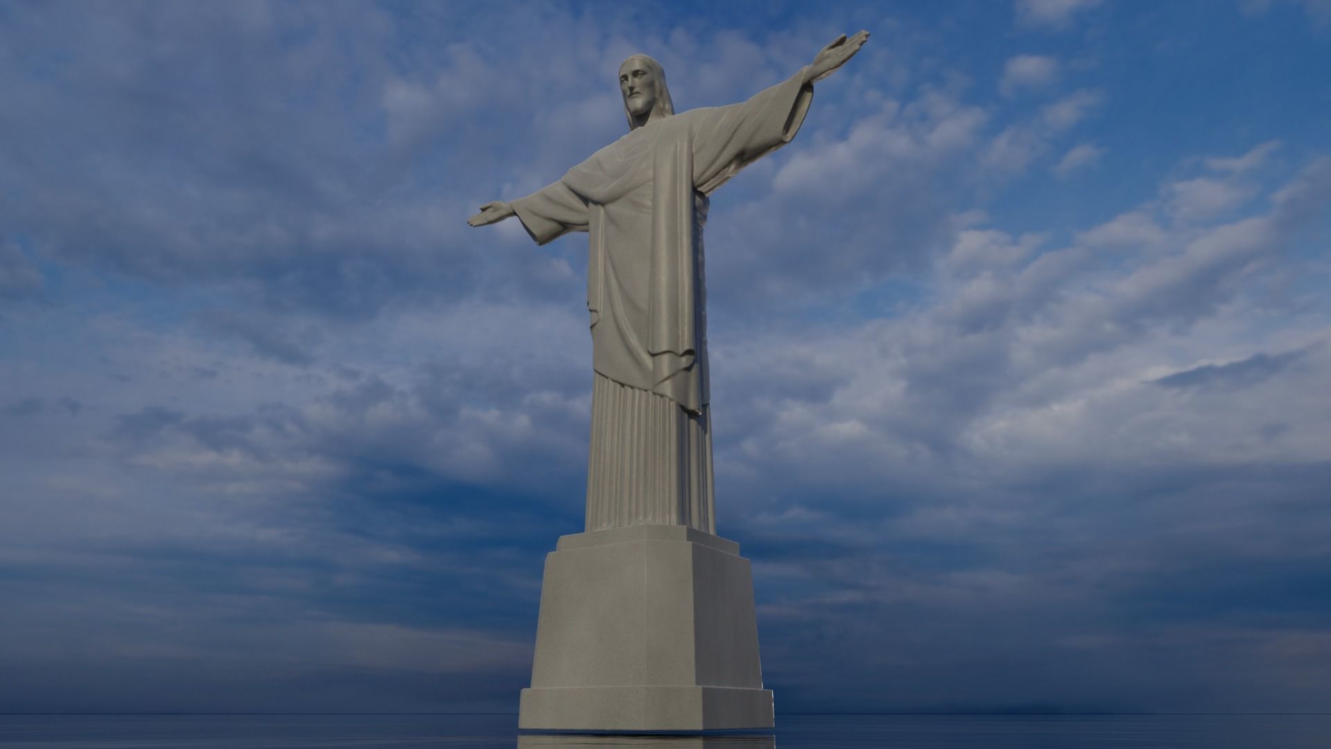 Corcovado Christ Redeemer 3D Printable 3D model_17