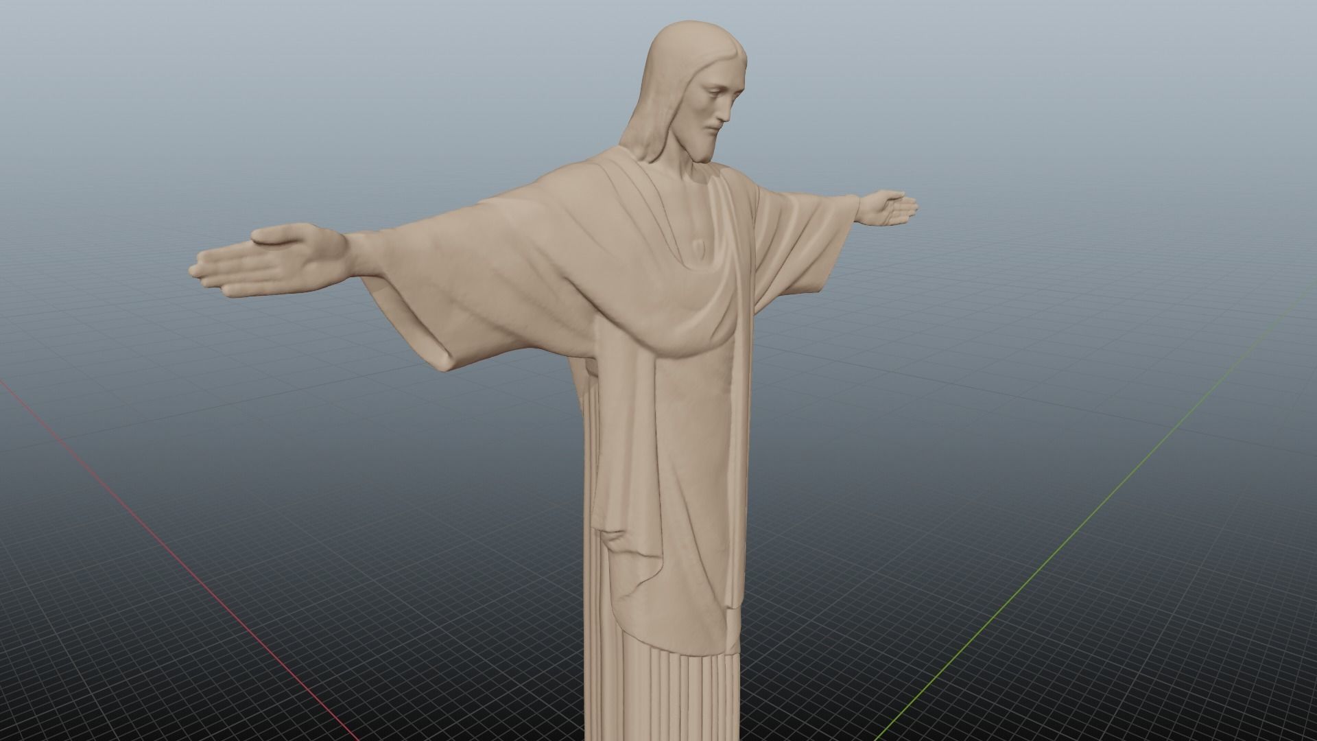 Corcovado Christ Redeemer 3D Printable 3D model_34
