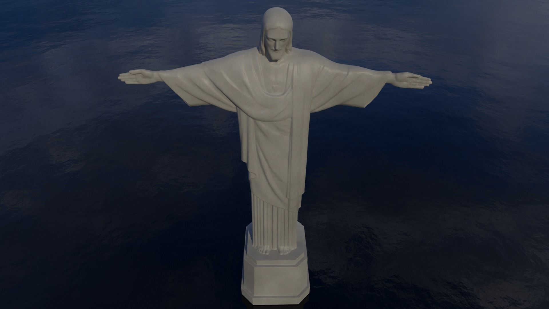 Corcovado Christ Redeemer 3D Printable 3D model_18