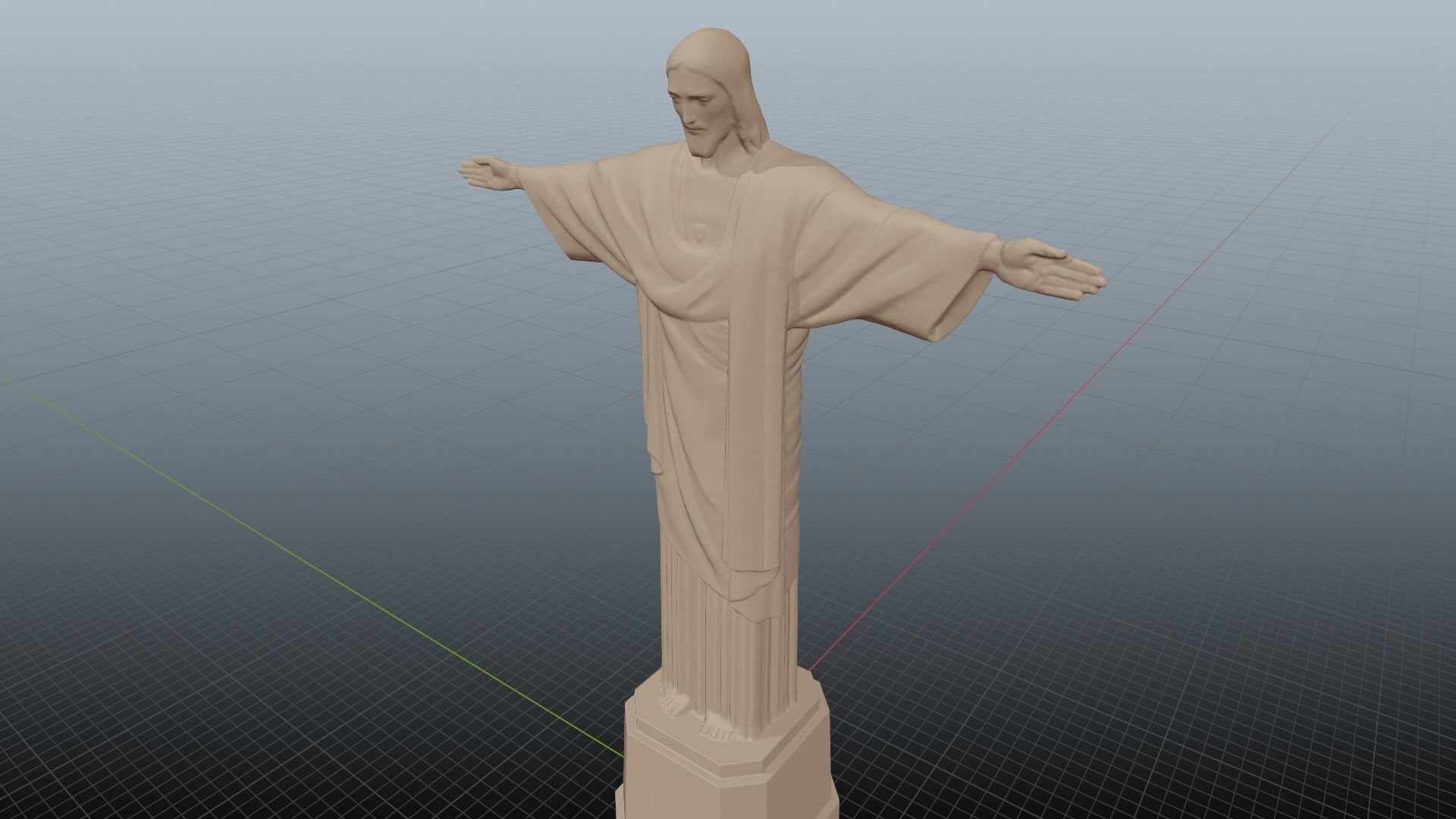 Corcovado Christ Redeemer 3D Printable 3D model_36