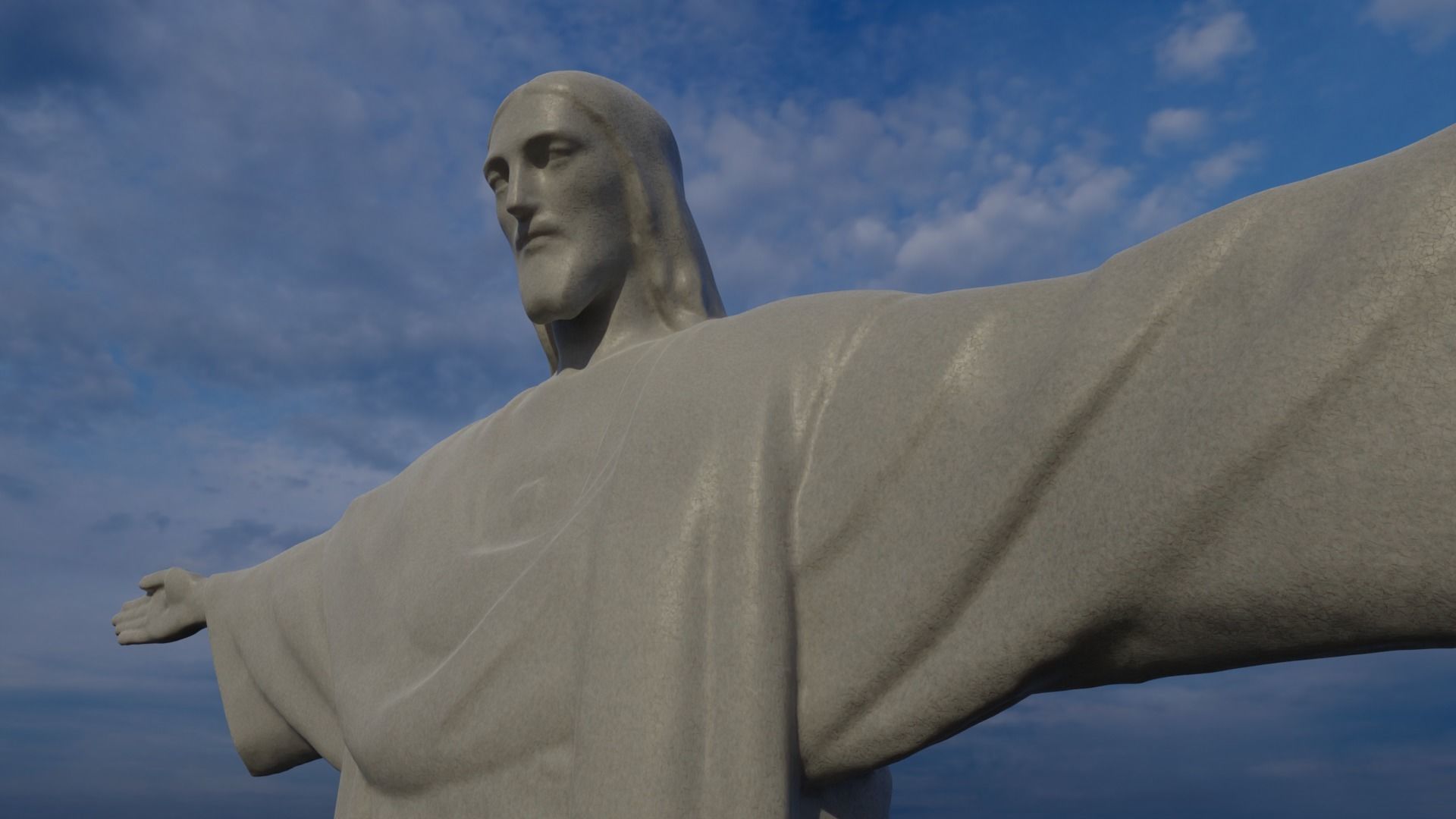 Corcovado Christ Redeemer 3D Printable 3D model_7