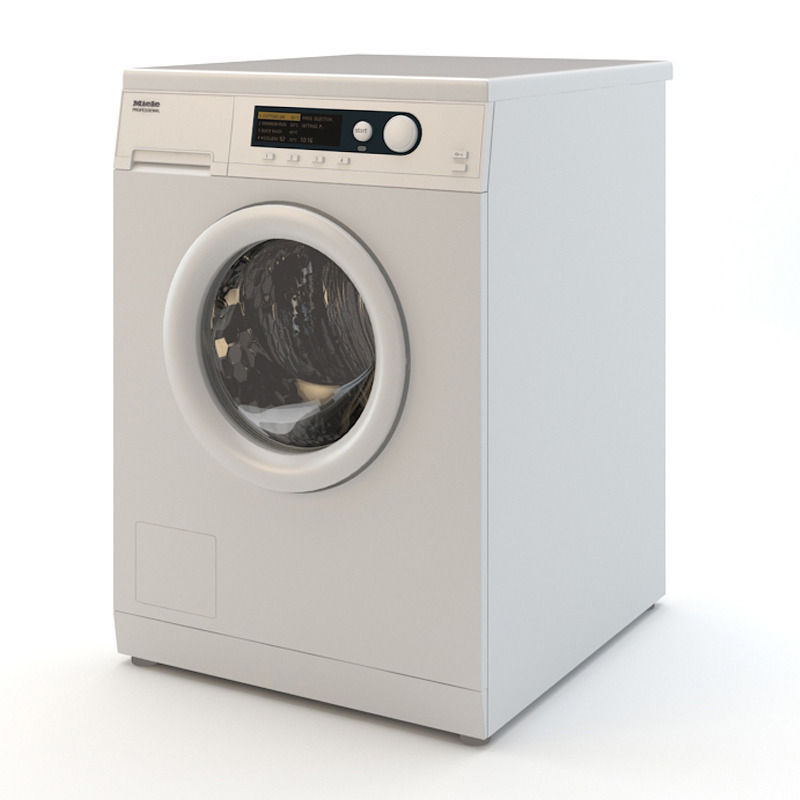 Miele Washing Machine 1 3D model_1