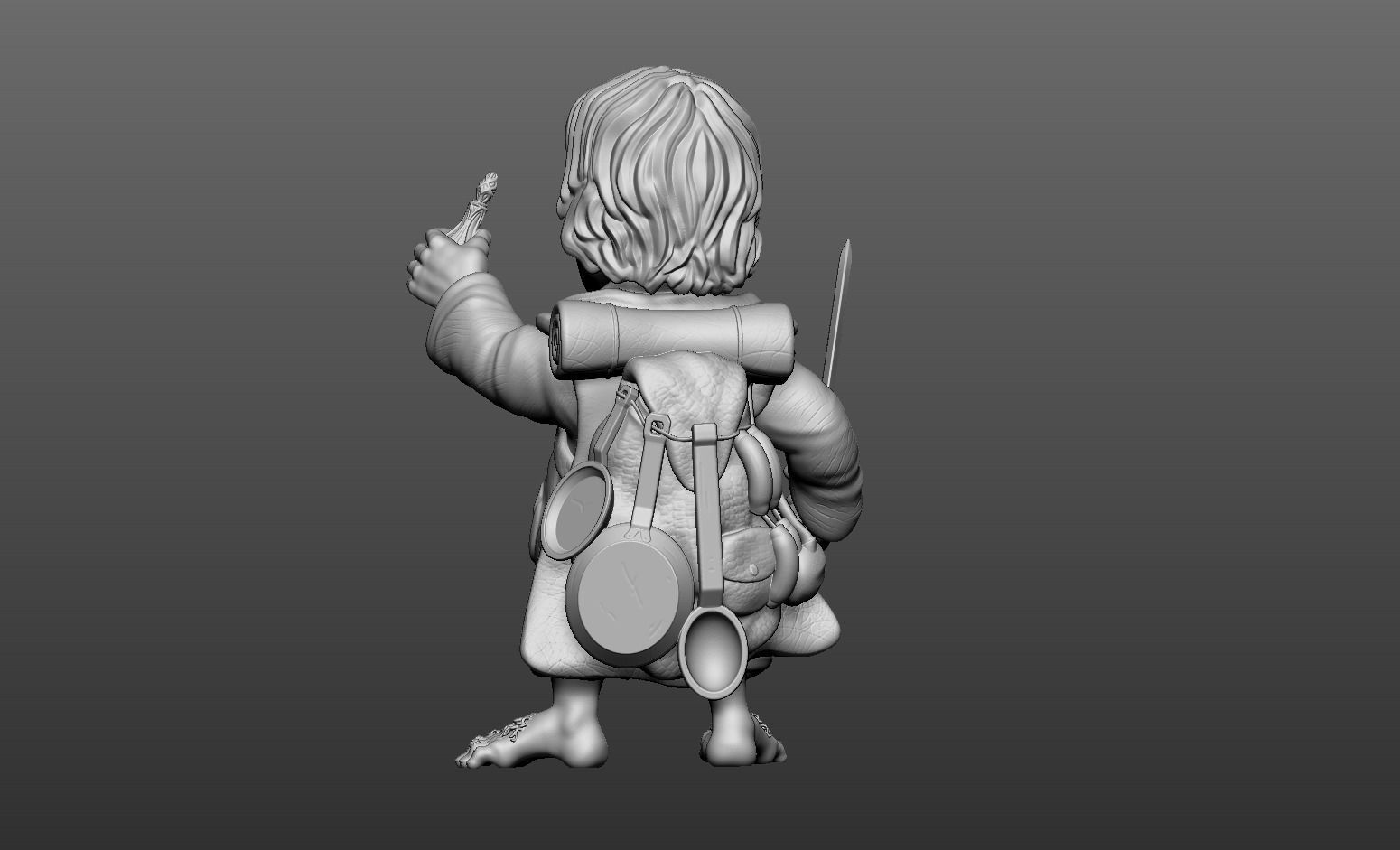 Samwise from Lord of the Rings - Cartoon Figure free 3D model 3D ...