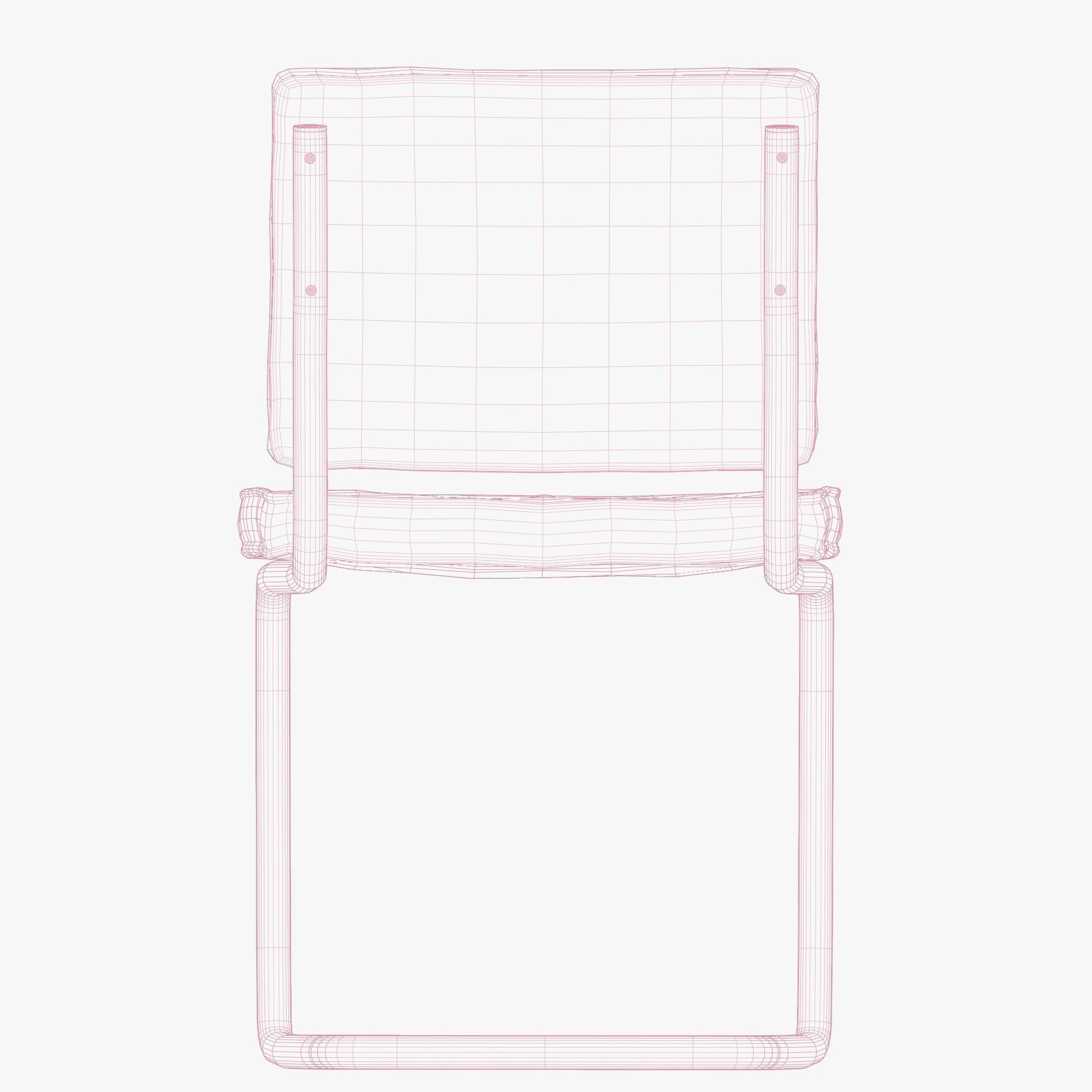 Aesthetic Green Velvet Interior Chair with Metal Frame 3D model_14