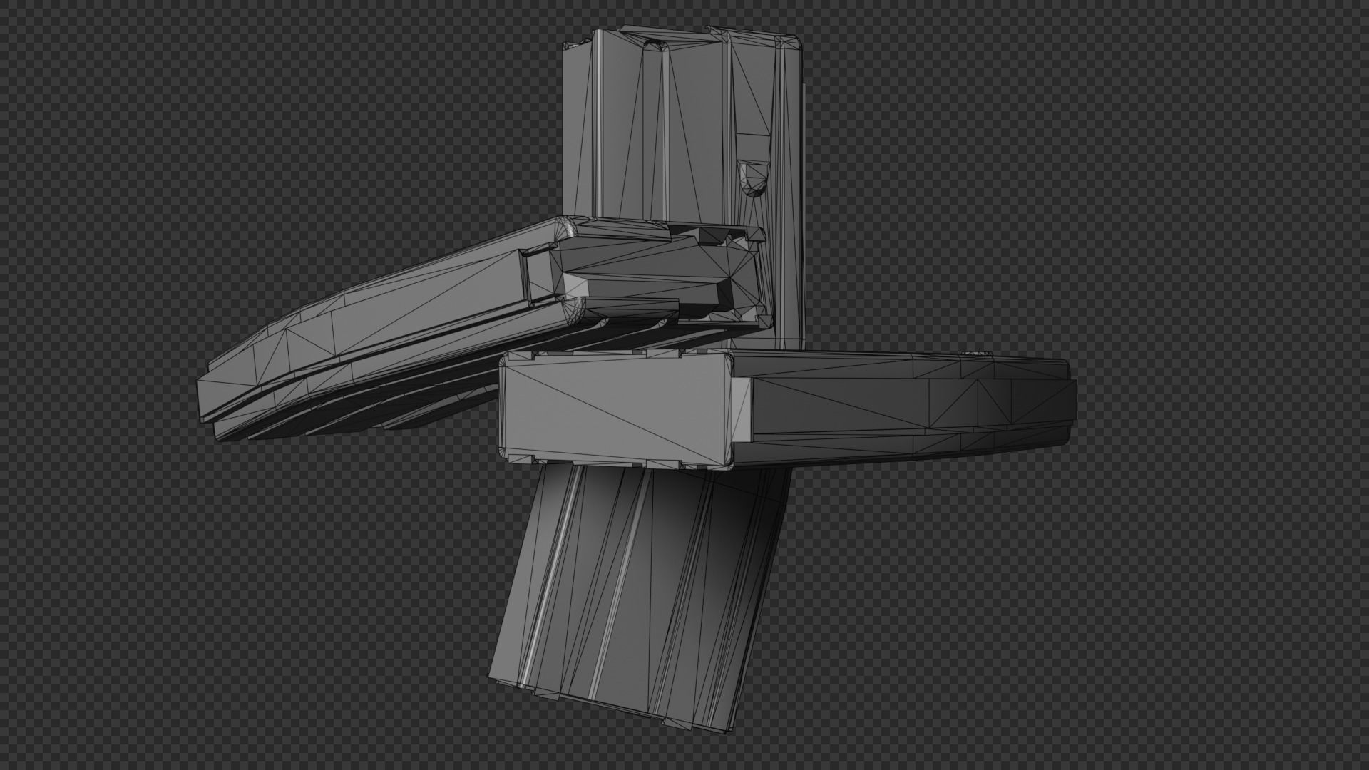 AR-15 Stanag Magazine 30rnd Low-poly 3D model_2