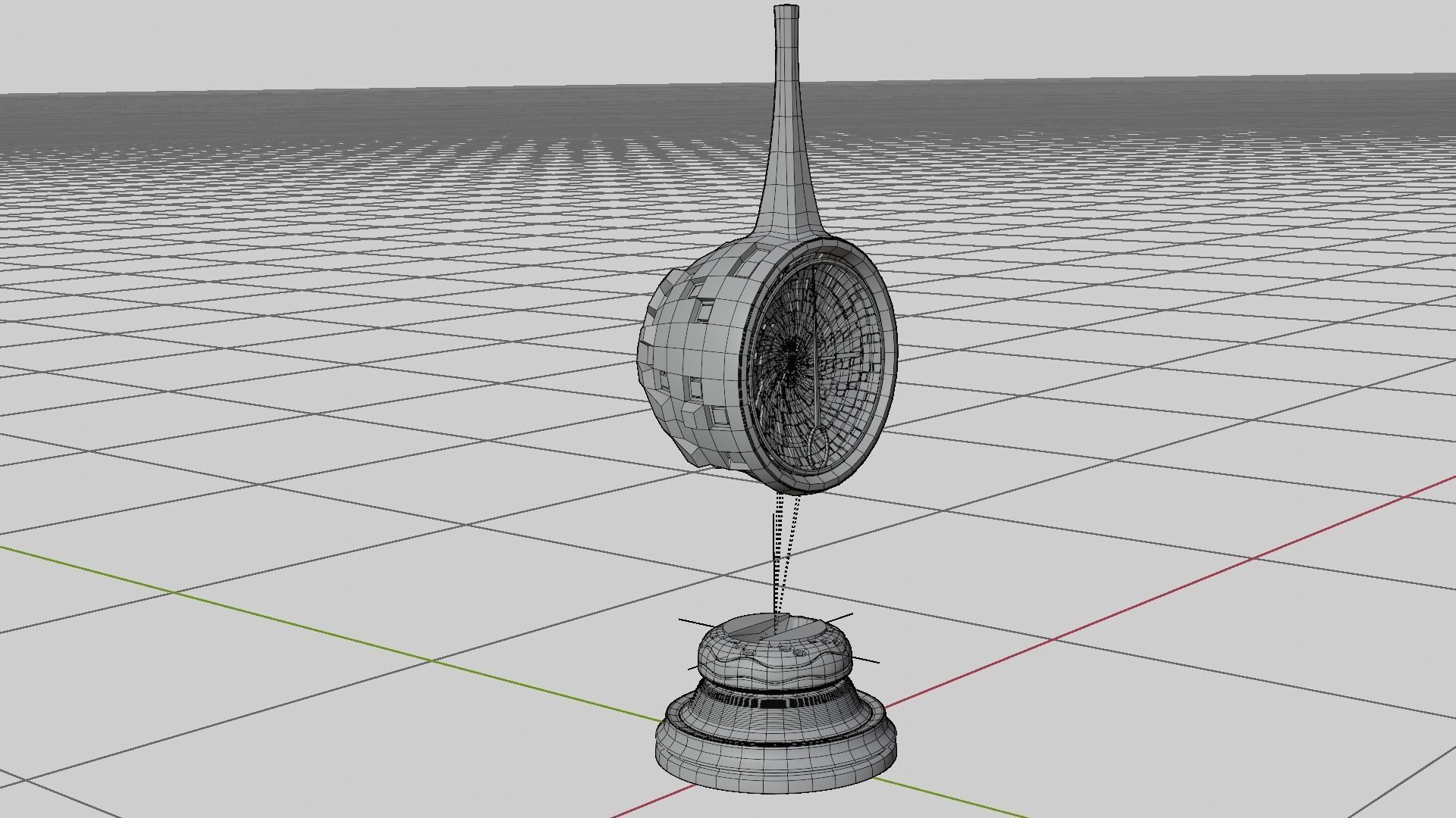 Chrono key 3D model_6