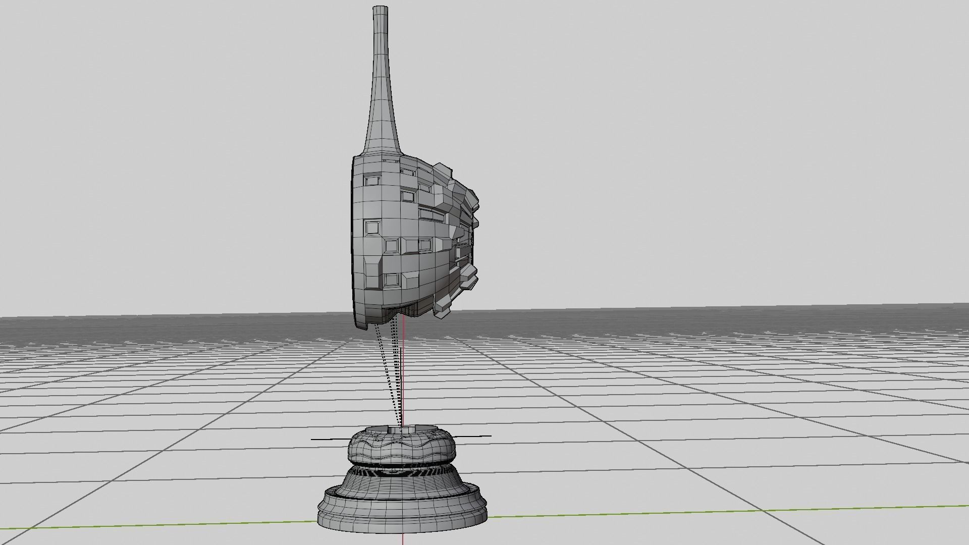 Chrono key 3D model_8