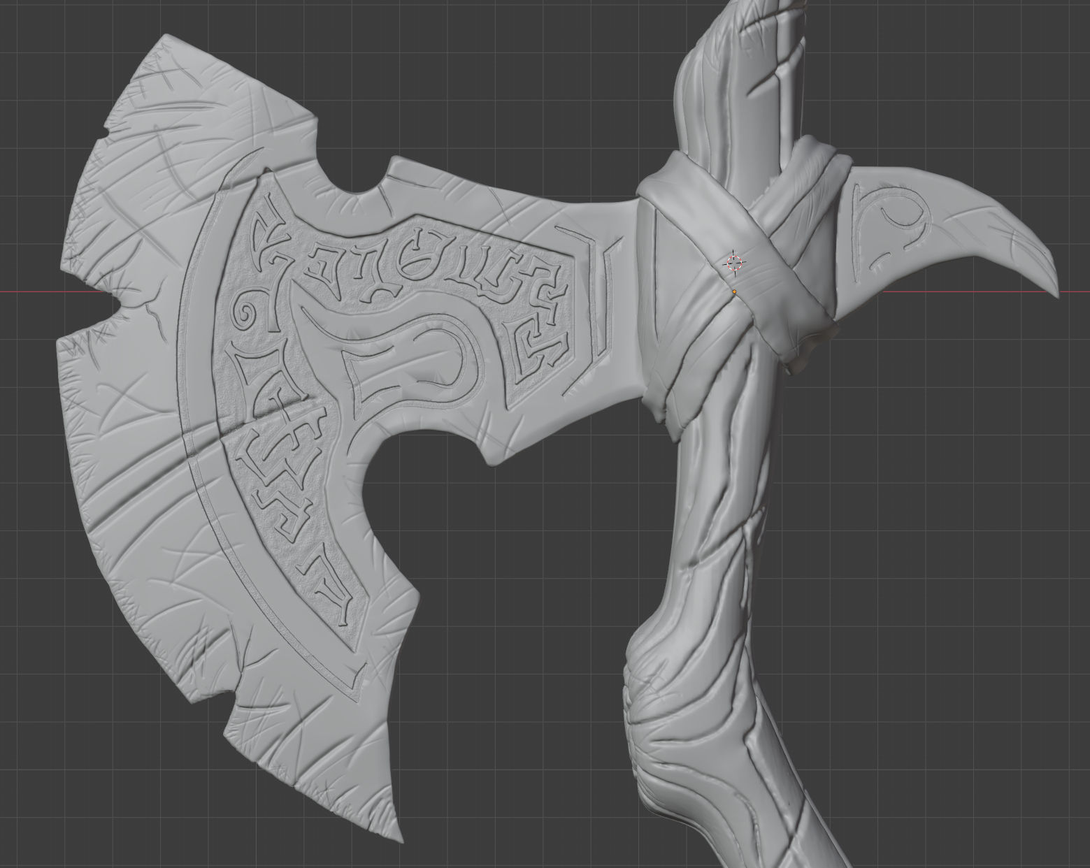 Viking Axe - Cosplay 3D print model_4