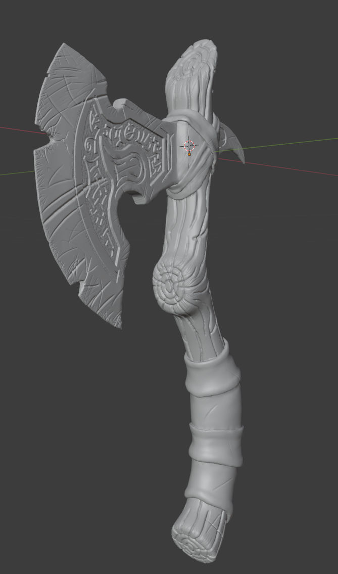 Viking Axe - Cosplay 3D print model_2