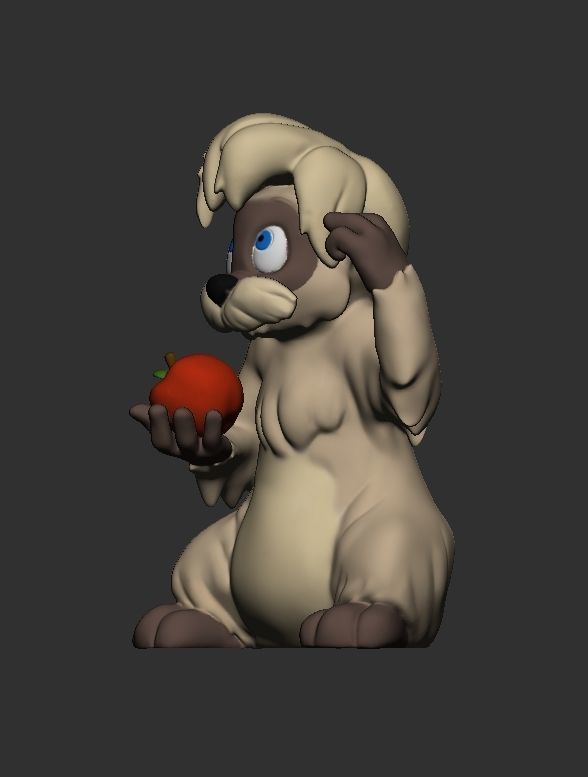 Gurgi - The Black Cauldron 3D print model_4