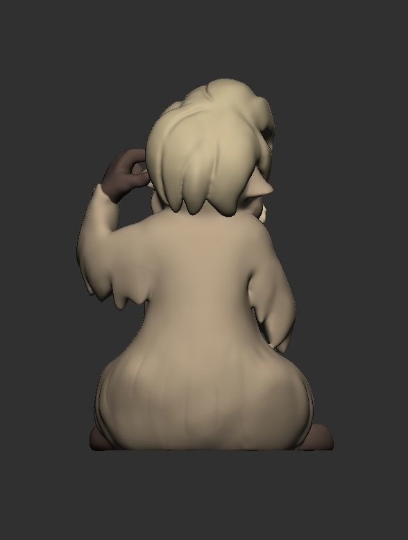 Gurgi - The Black Cauldron 3D print model_7