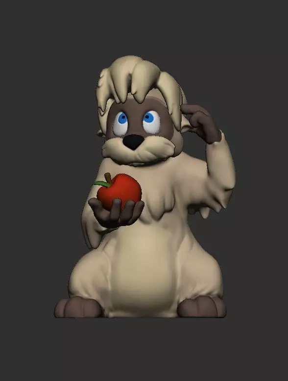 Gurgi - The Black Cauldron 3D print model_0