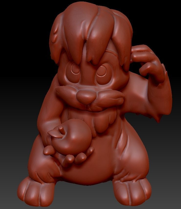 Gurgi - The Black Cauldron 3D print model_9