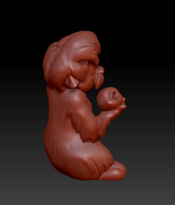 Gurgi - The Black Cauldron 3D print model_6