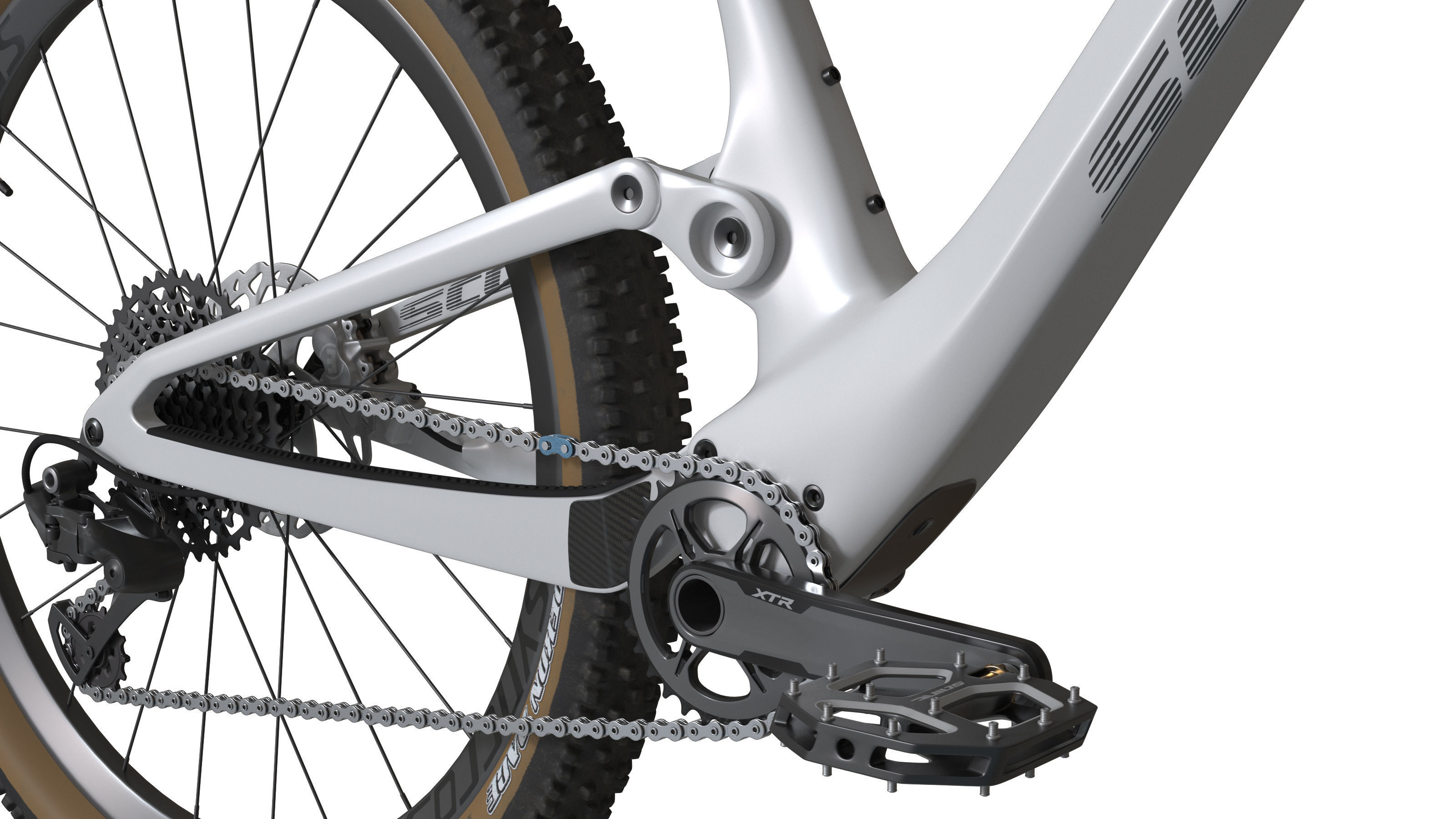 Scott Spark Bicycle 3D model_4