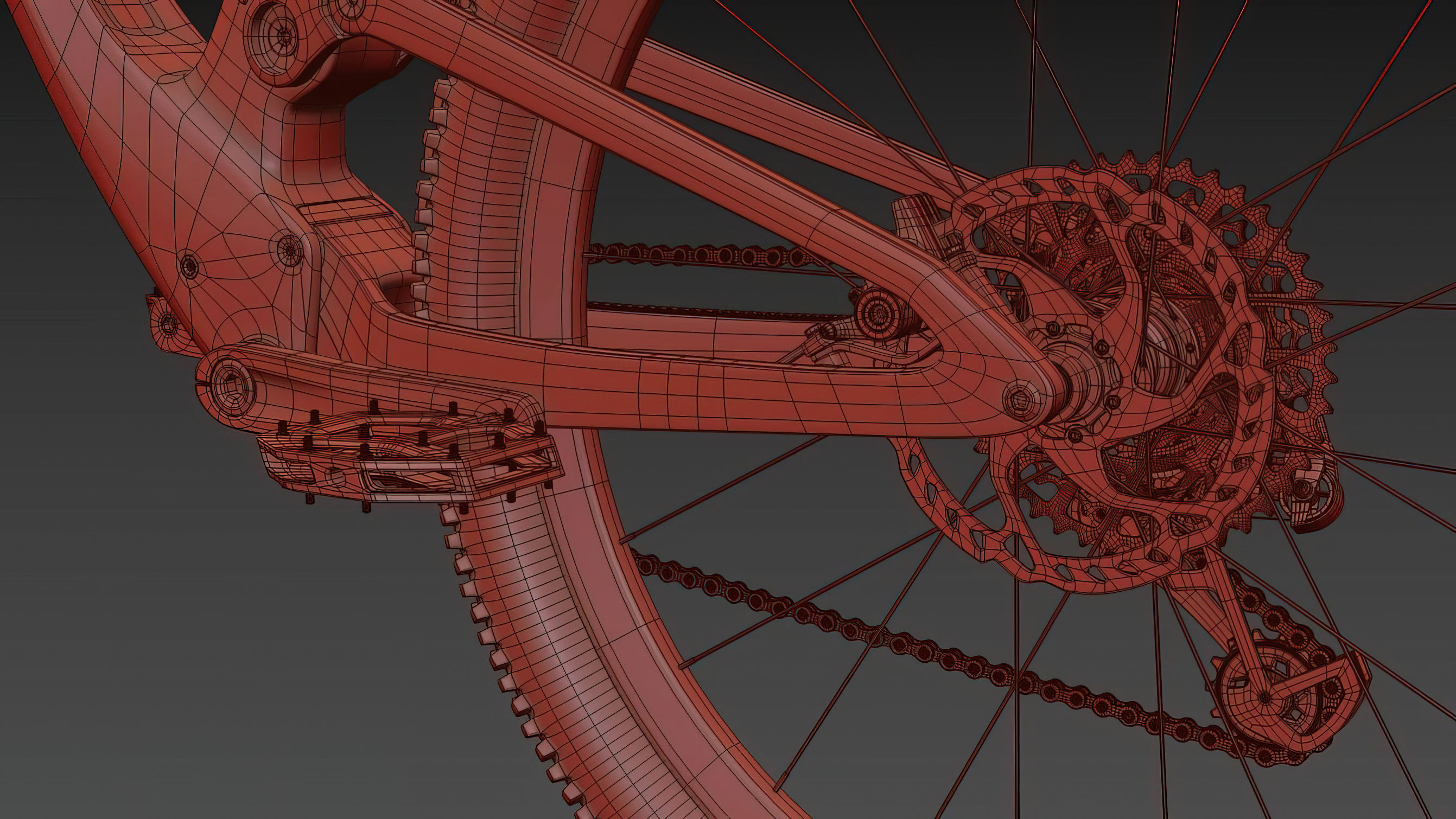 Scott Spark Bicycle 3D model_11