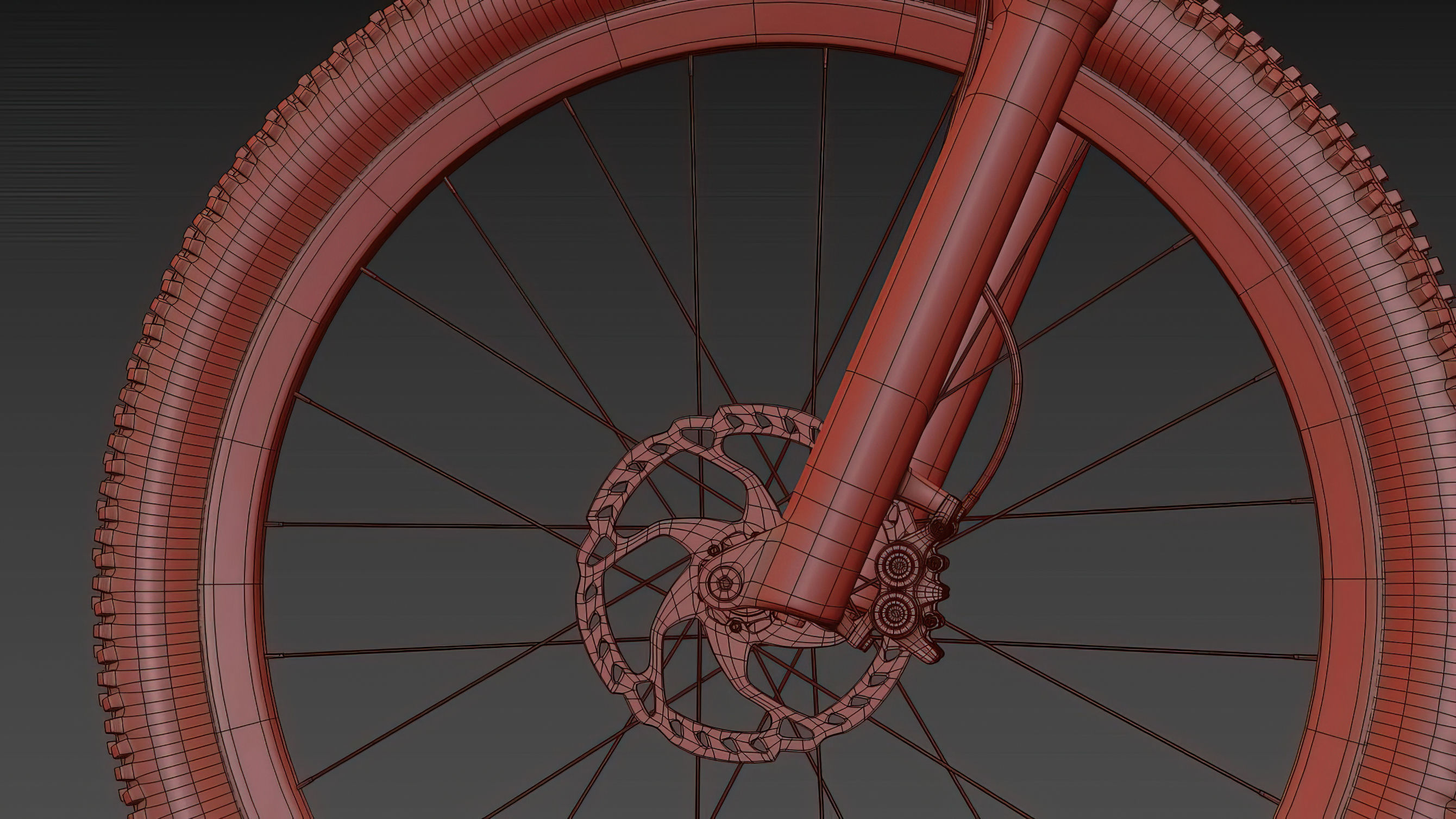 Scott Spark Bicycle 3D model_12