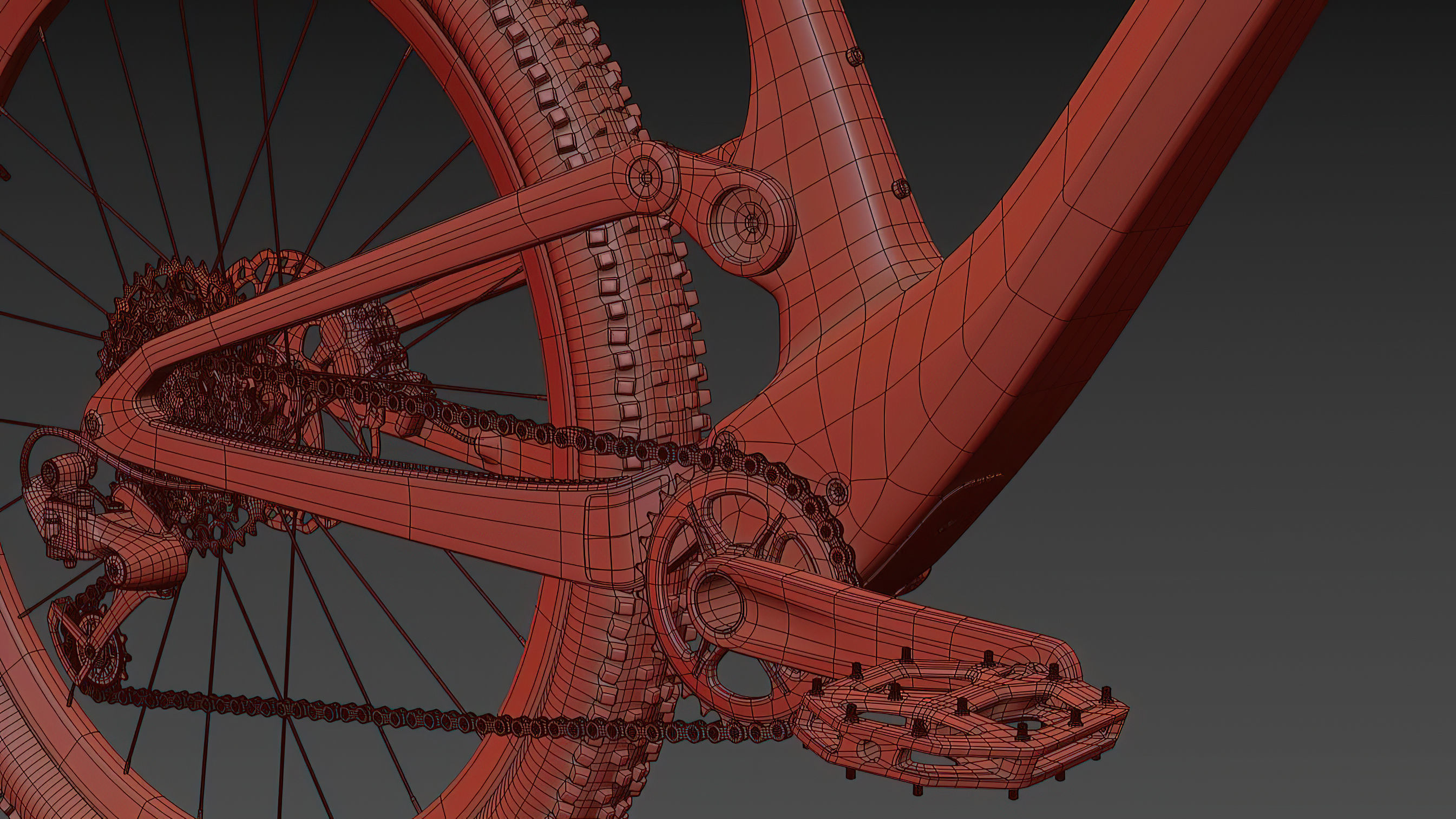 Scott Spark Bicycle 3D model_10