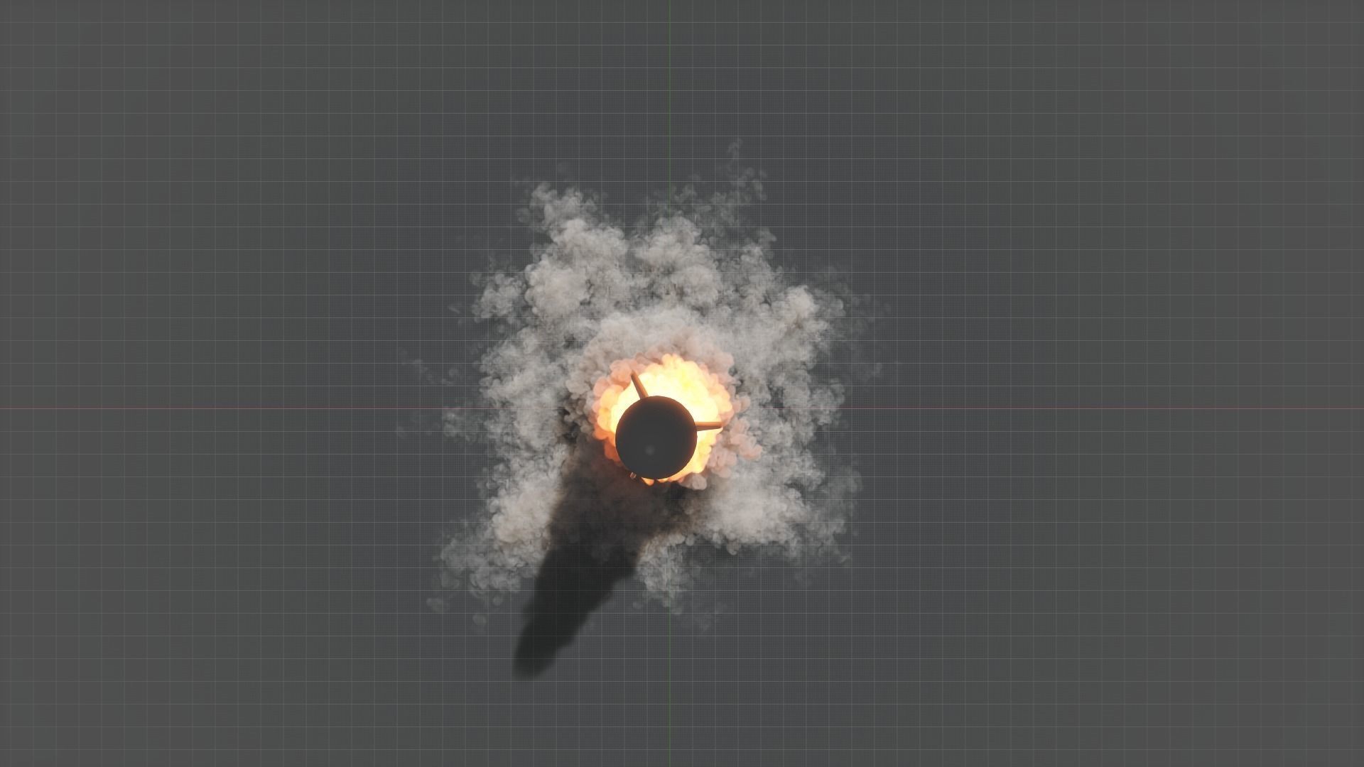 3D Rocket Start Animation 3D model_2