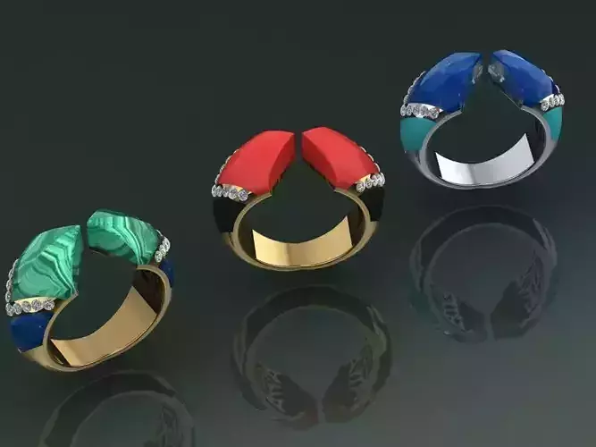 Colorful Sergeant Ring