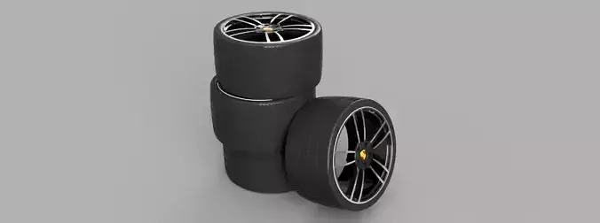 Porsche wheel 3D print model