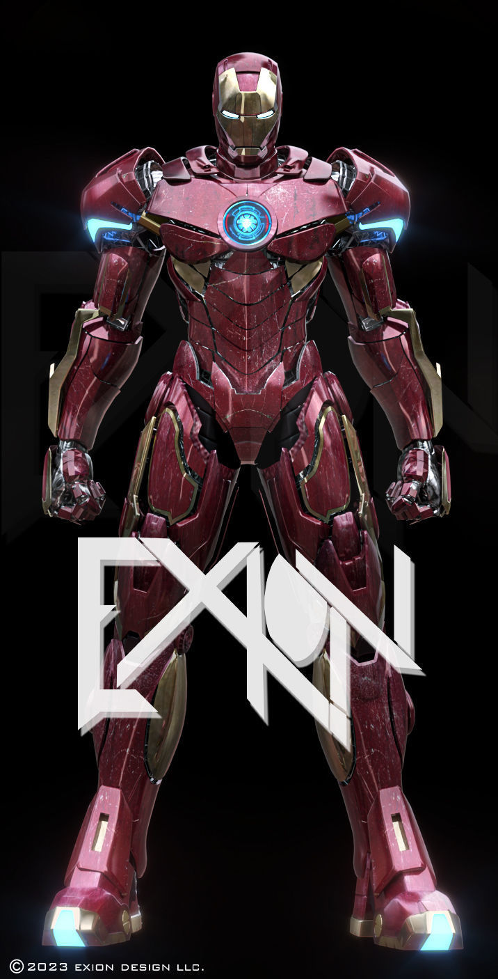 Iron Man MK88 Last Stand Armor 3D model_1