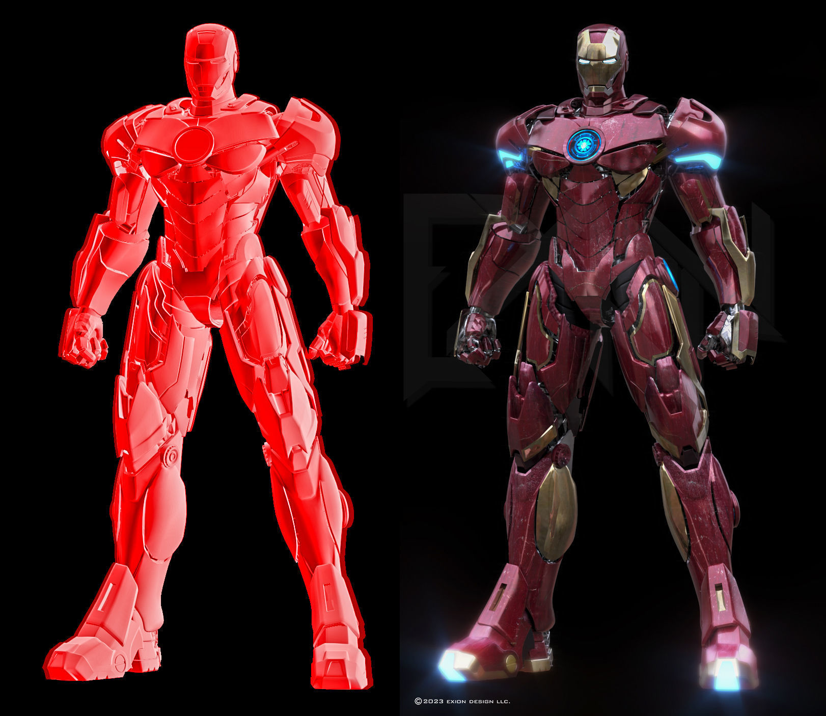 Iron Man MK88 Last Stand Armor 3D model_7