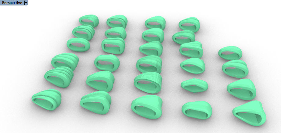 Various Bails for Pendants Necklace Charms Nameplates Findings 3D print model_15