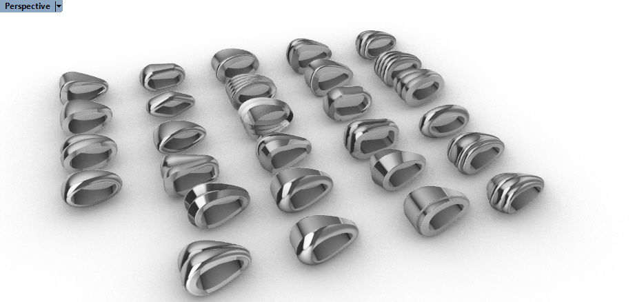 Various Bails for Pendants Necklace Charms Nameplates Findings 3D print model_10