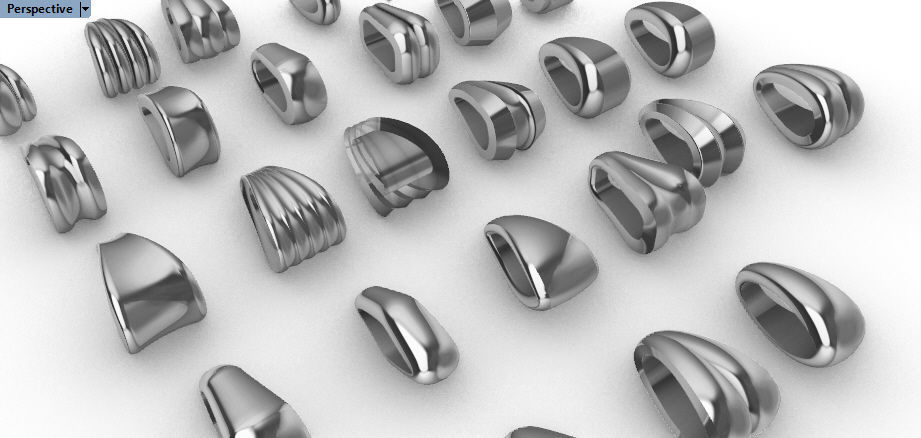 Various Bails for Pendants Necklace Charms Nameplates Findings 3D print model_12