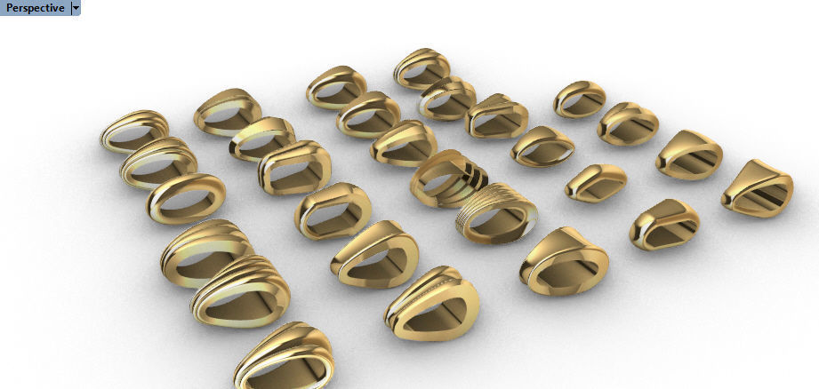 Various Bails for Pendants Necklace Charms Nameplates Findings 3D print model_17