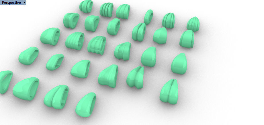 Various Bails for Pendants Necklace Charms Nameplates Findings 3D print model_9