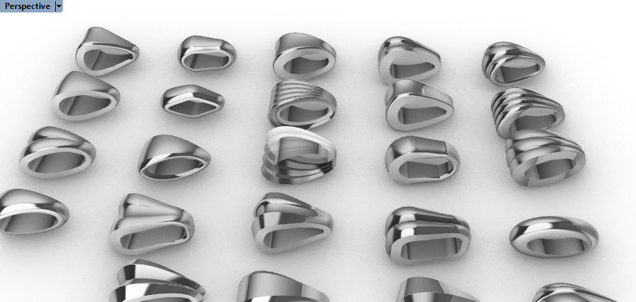 Various Bails for Pendants Necklace Charms Nameplates Findings 3D print model_18