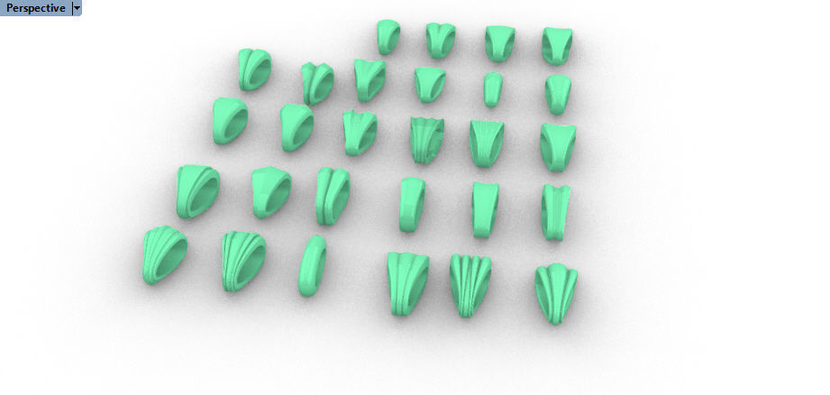 Various Bails for Pendants Necklace Charms Nameplates Findings 3D print model_20
