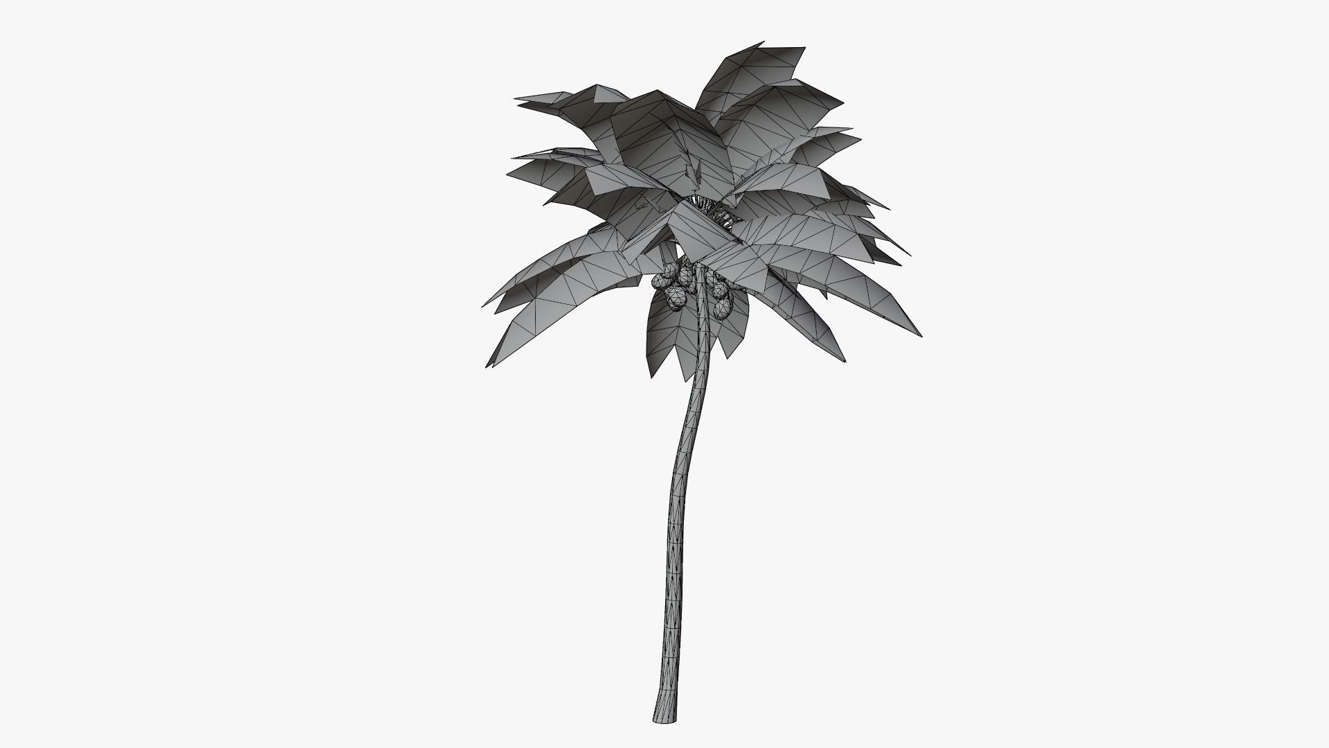 Lowpoly Coconut Palms Collection _10
