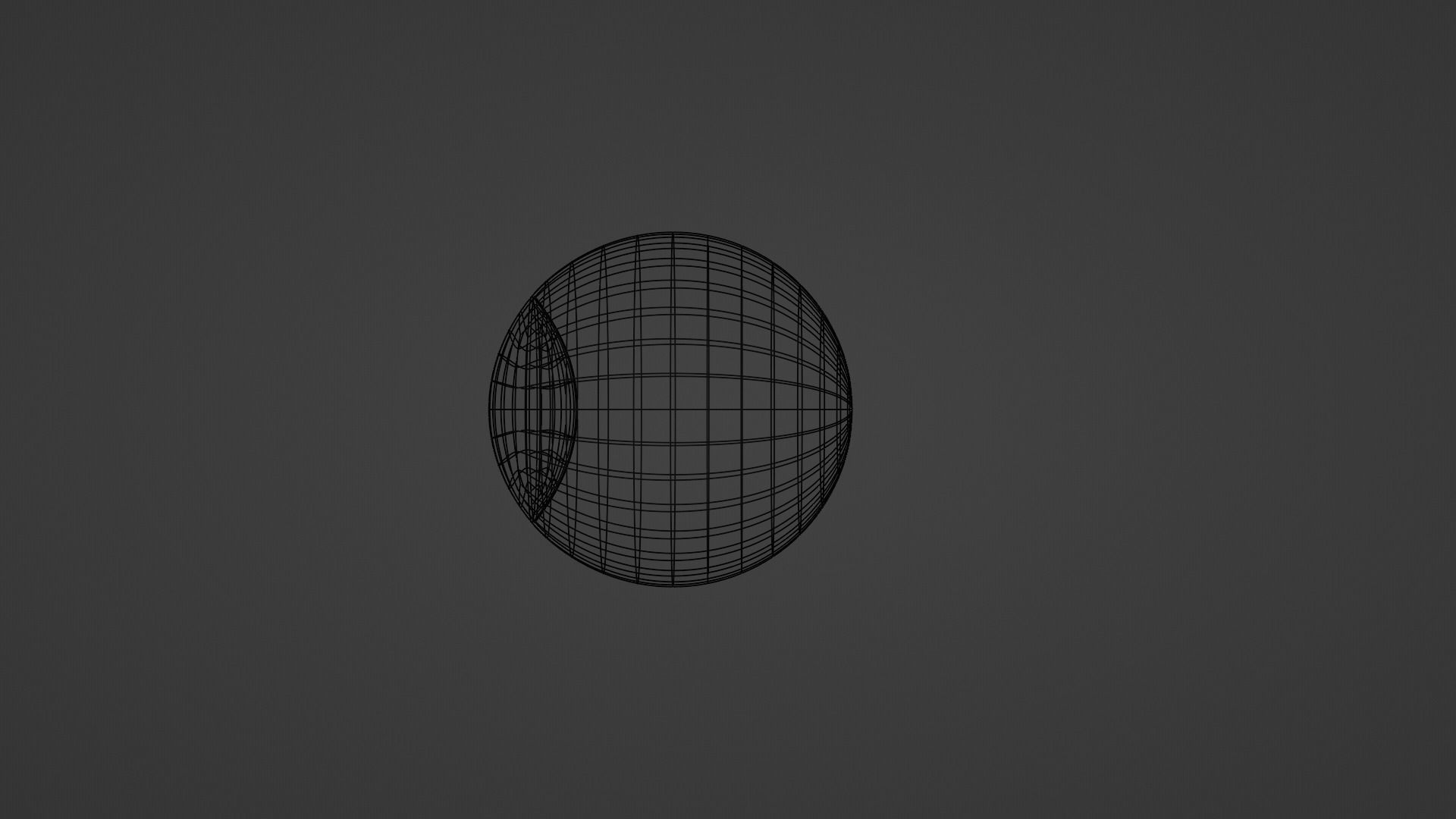 Cartoon Green Eyes Low-poly 3D model_9