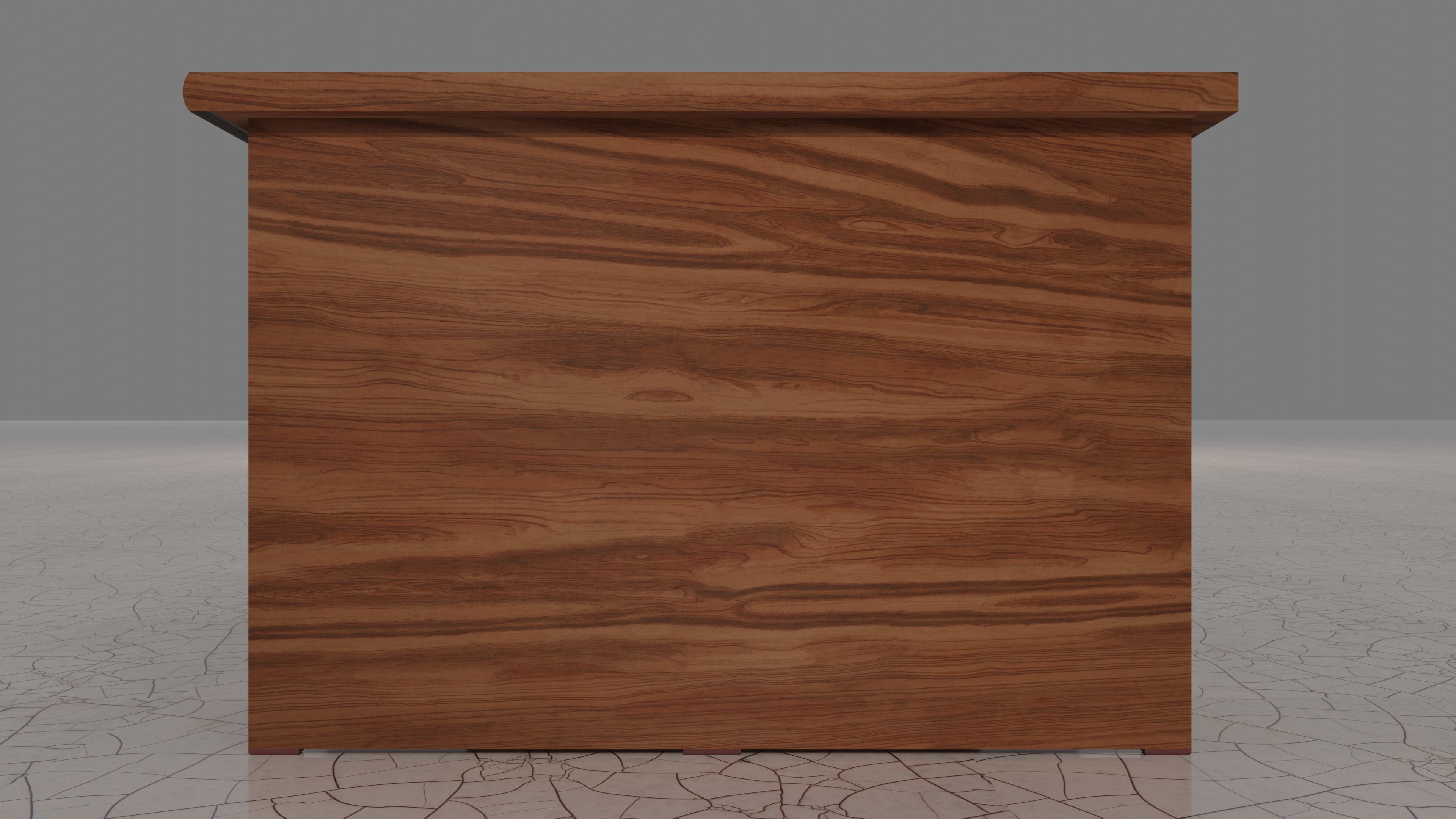 Table Low-poly 3D model_3