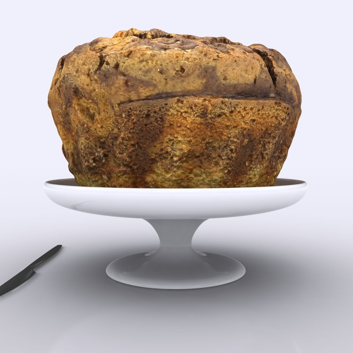 Cake - Chocolate 3D model_13