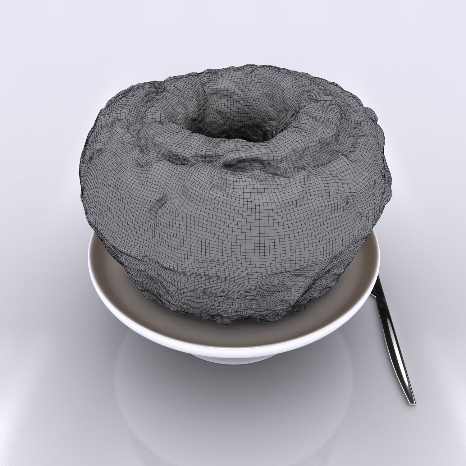 Cake - Chocolate 3D model_19