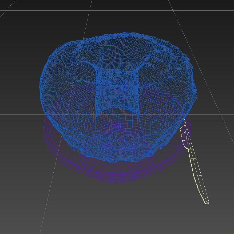 Cake - Chocolate 3D model_20