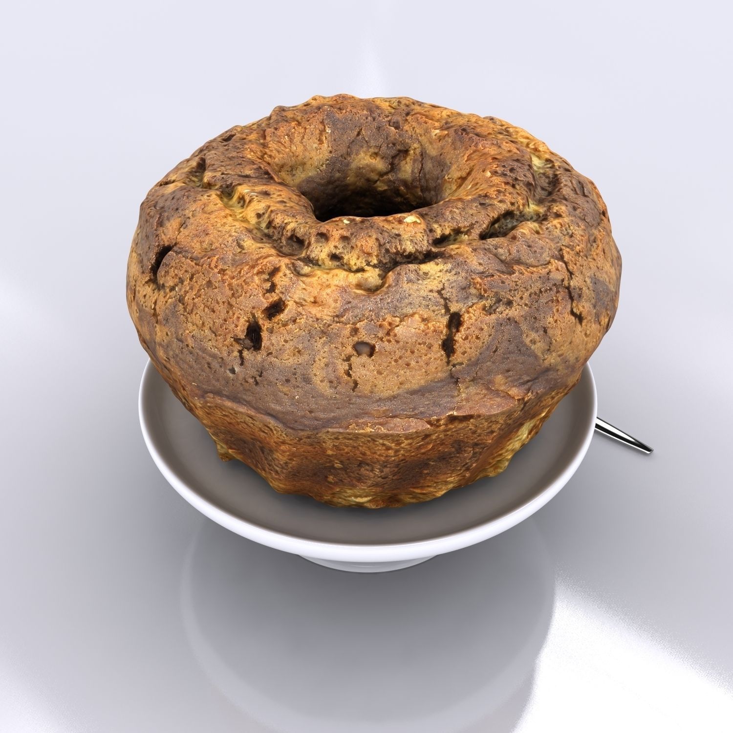 Cake - Chocolate 3D model_2