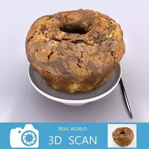Cake - Chocolate 3D model